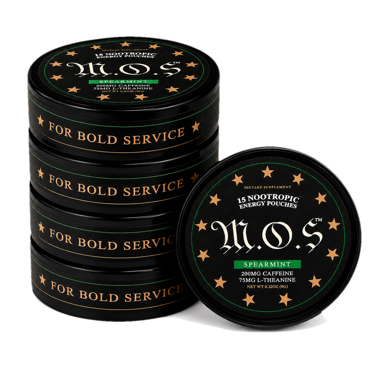 MOS Pouches Spearmint pouch can
