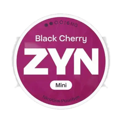 ZYN Black Cherry pouch can